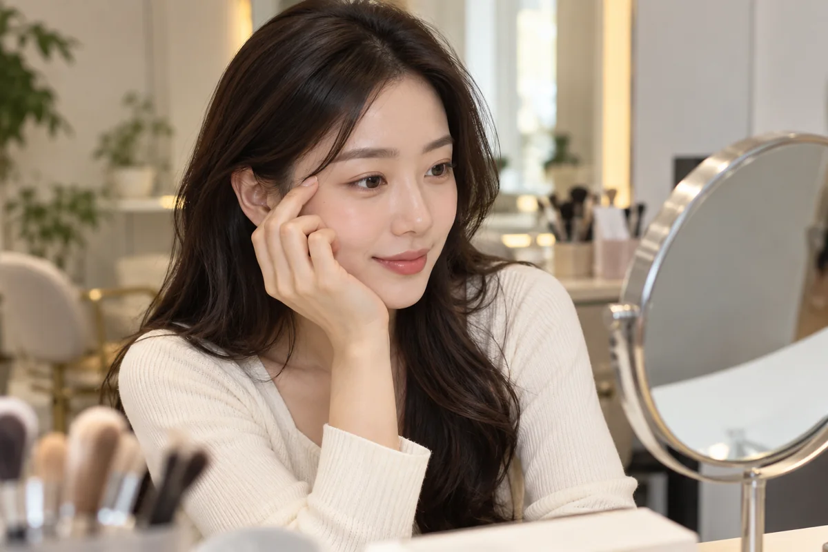 방문 전 메모 글을 위한 연출 사진